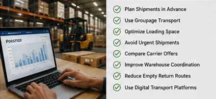 Business logistics planning and transport cost optimization in Europe